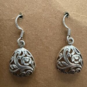 Silver Filigree Earrings